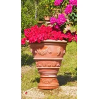 Picture Beautiful luxurious flower pot for the terrace and garden - Fornace Masini