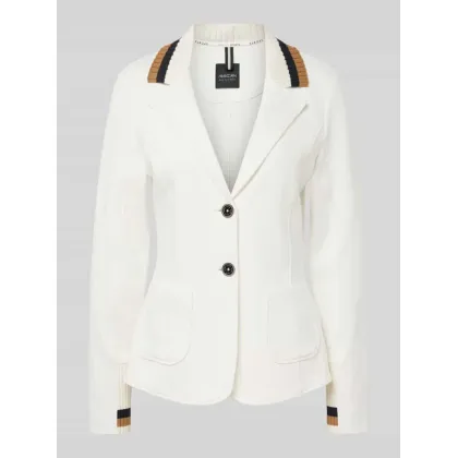 Zdjęcie Żakiet o kroju slim fit z paskami w kontrastowym kolorze