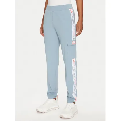 Zdjęcie EA7 Emporio Armani Spodnie dresowe 3DTP64 TJKWZ 1533 Błękitny Regular Fit