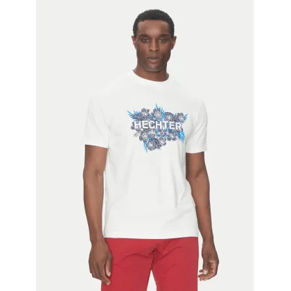 Zdjęcie Hechter Paris T-Shirt 75018 151917 Biały Regular Fit