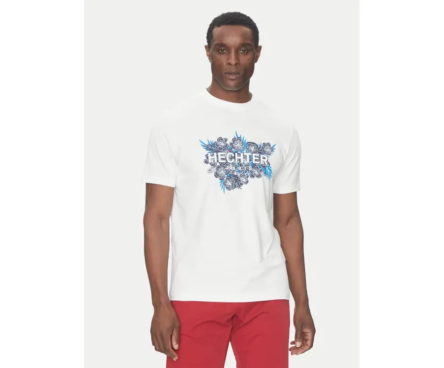 obrazek 1 Hechter Paris T-Shirt 75018 151917 Biały Regular Fit