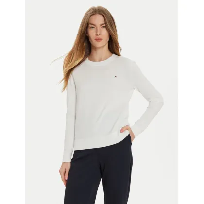 Zdjęcie Tommy Hilfiger Sweter WW0WW44984 Écru Regular Fit