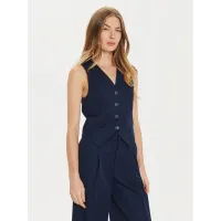 Zdjęcie TWINSET Kamizelka 242TP2158 Granatowy Slim Fit