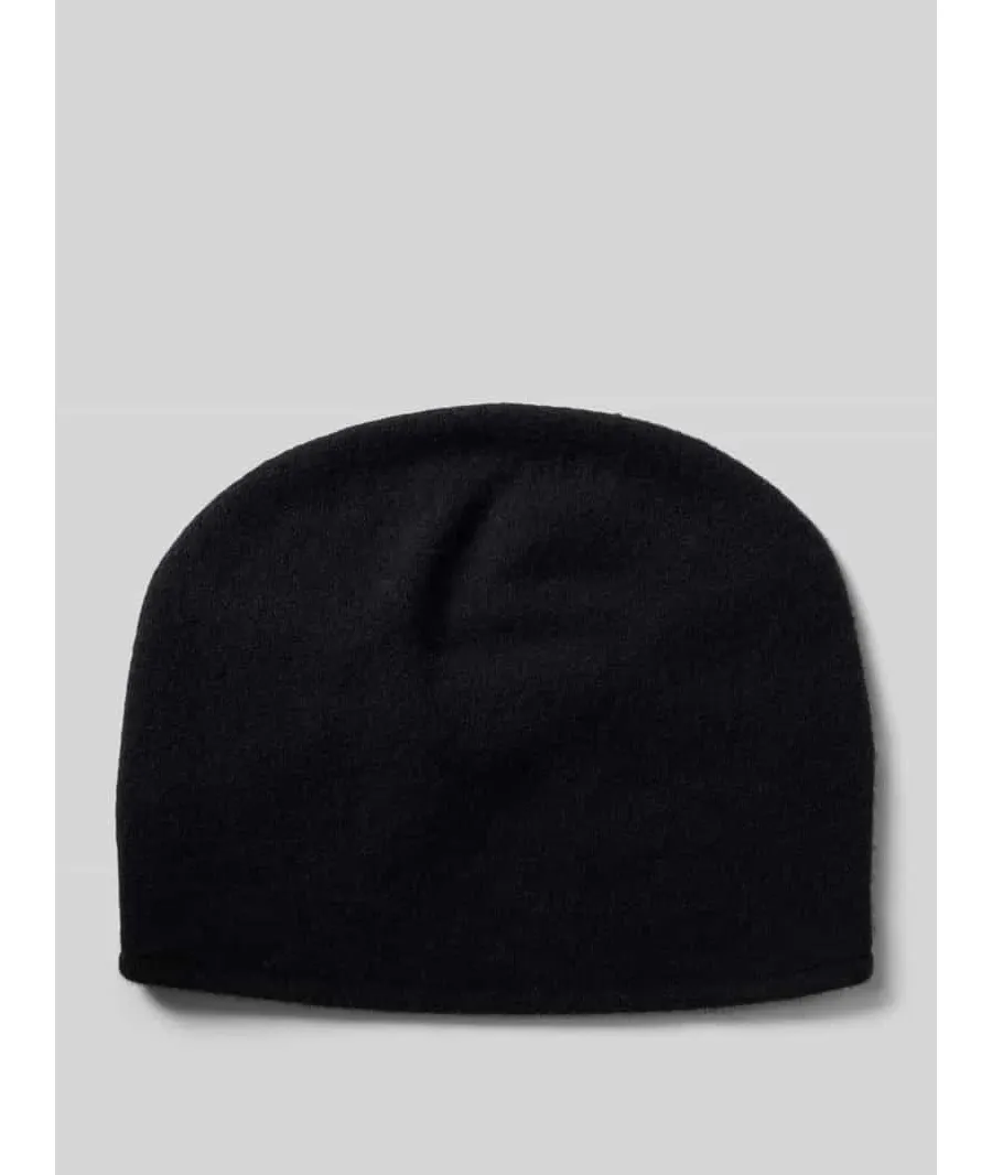obrazek 1 Czapka beanie z prążkowanym wykończeniem
