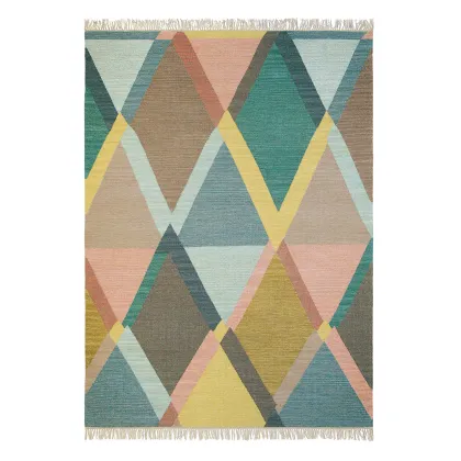 Picture Exclusive Kilim Geometric Rug - KASHBA JEWEL 48307