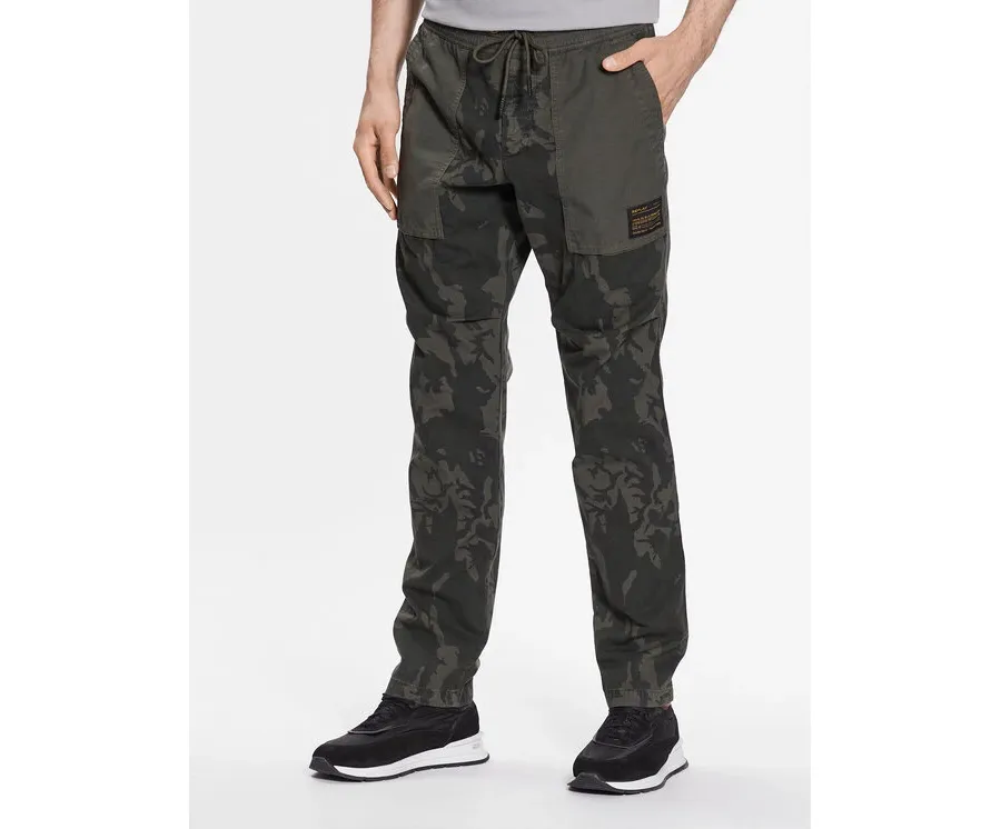 obrazek 1 Replay Spodnie materiałowe M9933.000.73908 Khaki Regular Fit REPLAY