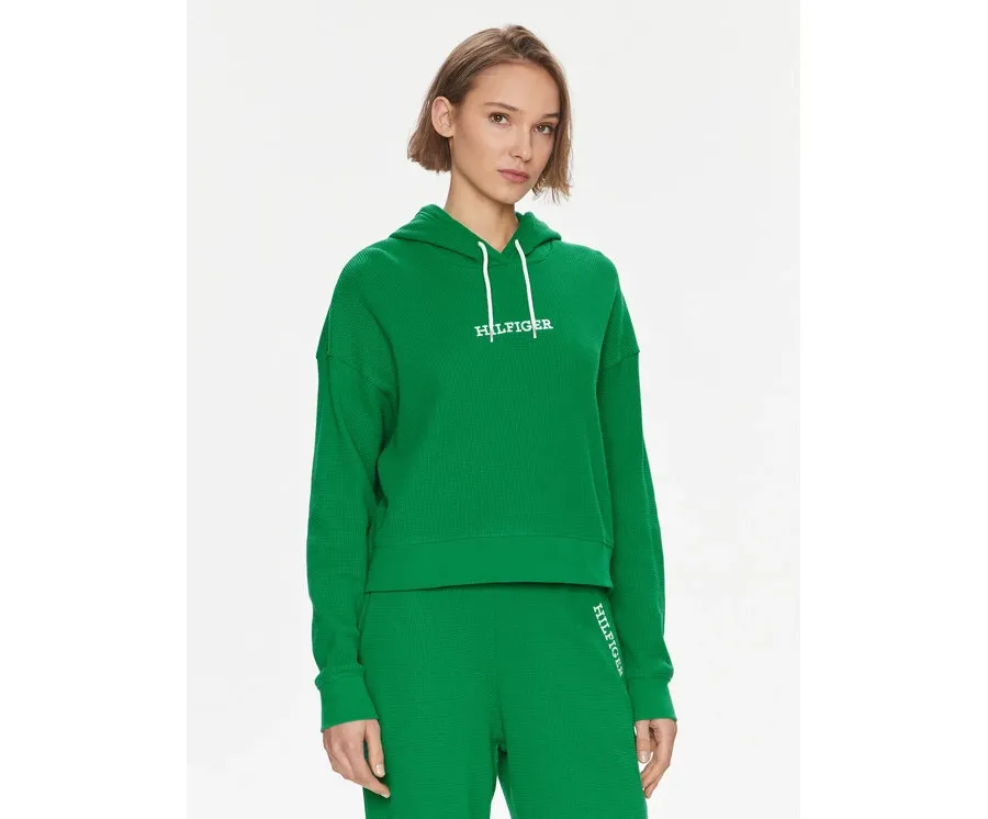 obrazek 1 Tommy Hilfiger Bluza UW0UW04996 Zielony Regular Fit