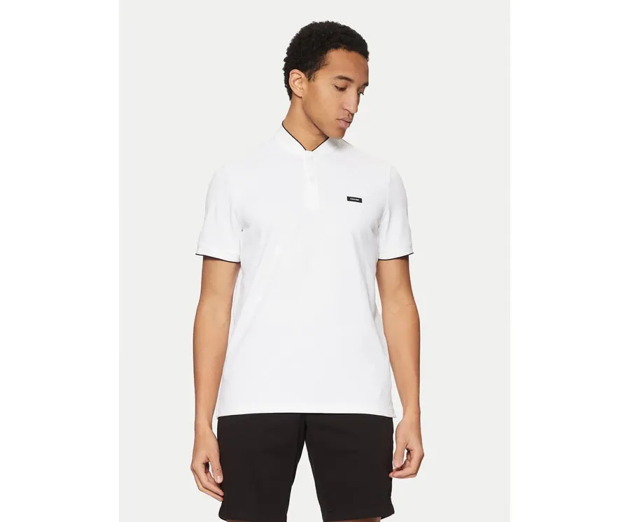 obrazek 1 Calvin Klein Polo K10K114139 Biały Regular Fit