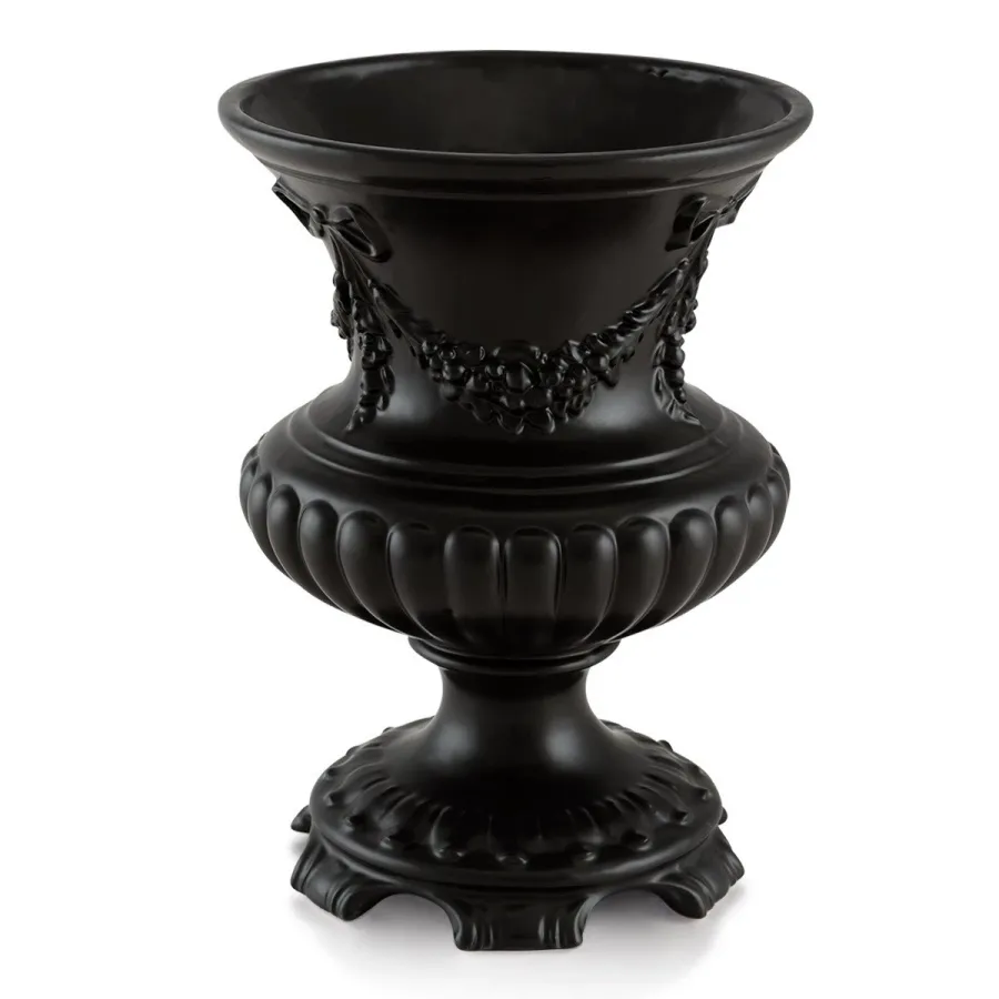obrazek 1 Stylowy czarny ceramiczny wazon – Ahura