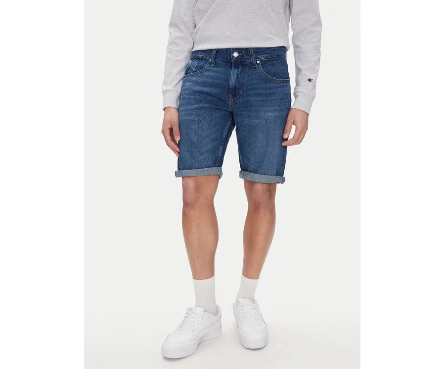 obrazek 1 Tommy Jeans Szorty jeansowe Ronnie DM0DM20943 Granatowy Regular Fit