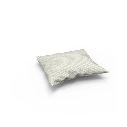 Picture Set of 5 square Jolly pillows 40×40 cm with removable covers made of waterproof material in pearl color