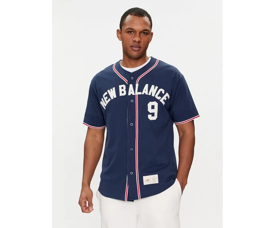 obrazek 1 New Balance Koszula Greatest Hits MT41512 Granatowy Relaxed Fit