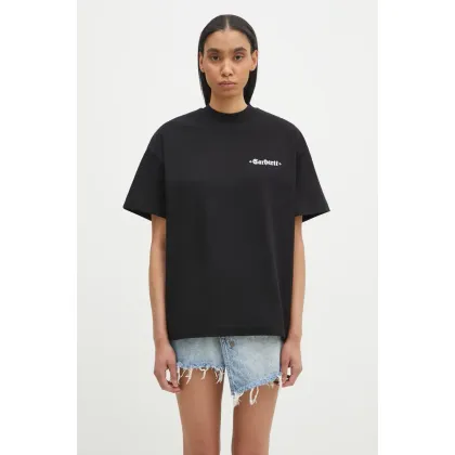 Zdjęcie Carhartt WIP t-shirt Greatest Hits 02 T-S damski kolor czarny I034401.0D2XX