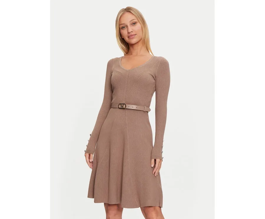 obrazek 1 Marciano Guess Sukienka dzianinowa Luna 4BGK00 5613Z Beżowy Regular Fit