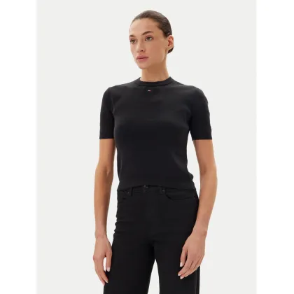 Zdjęcie Tommy Jeans Sweter Essential DW0DW19336 Czarny Regular Fit