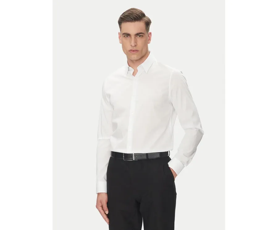 obrazek 1 Calvin Klein Koszula Essential LV019EU030 Biały Slim Fit