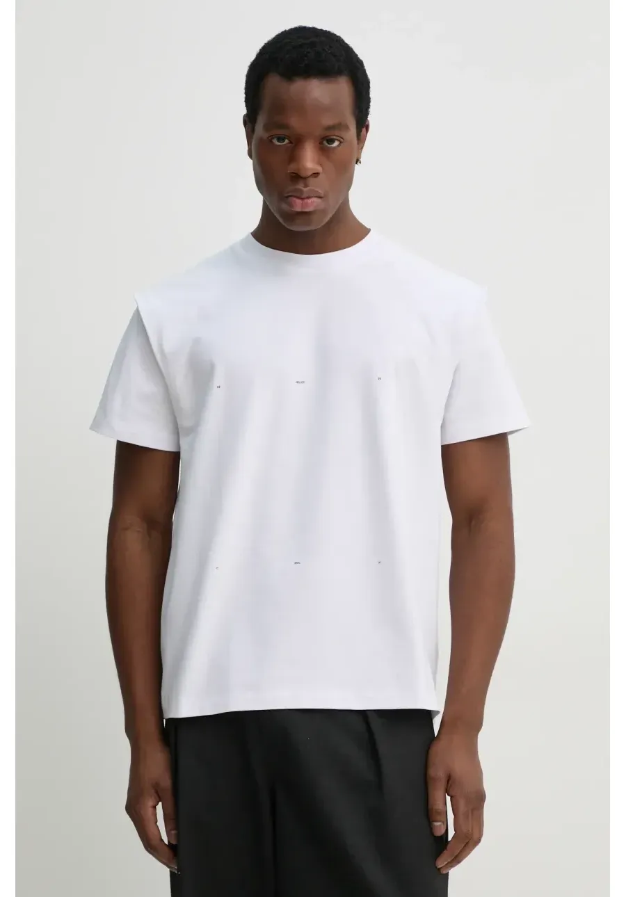 obrazek 1 Heliot Emil t-shirt męski kolor biały PRESS25_M_09_089_WHT02_CO
