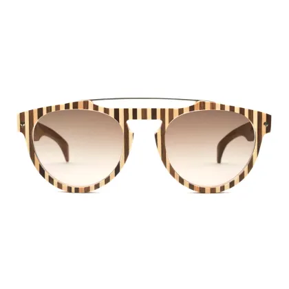 Zdjęcie Drewniane okulary w stylu lat 80-tych - Legno Light