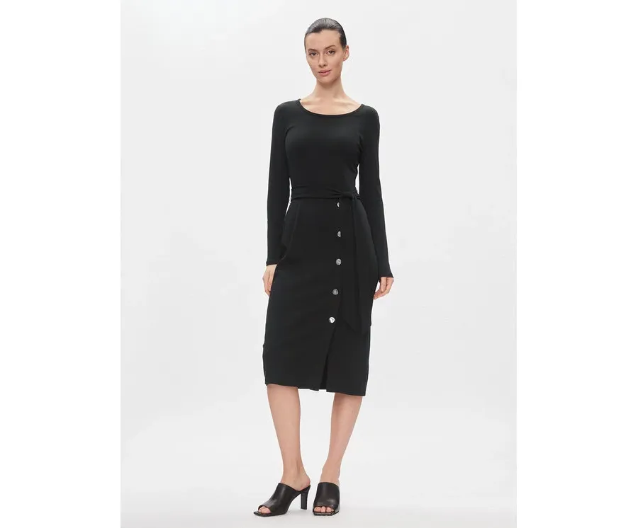 obrazek 1 Lauren Ralph Lauren Sukienka dzianinowa 250889290004 Czarny Slim Fit LAUREN RALPH LAUREN