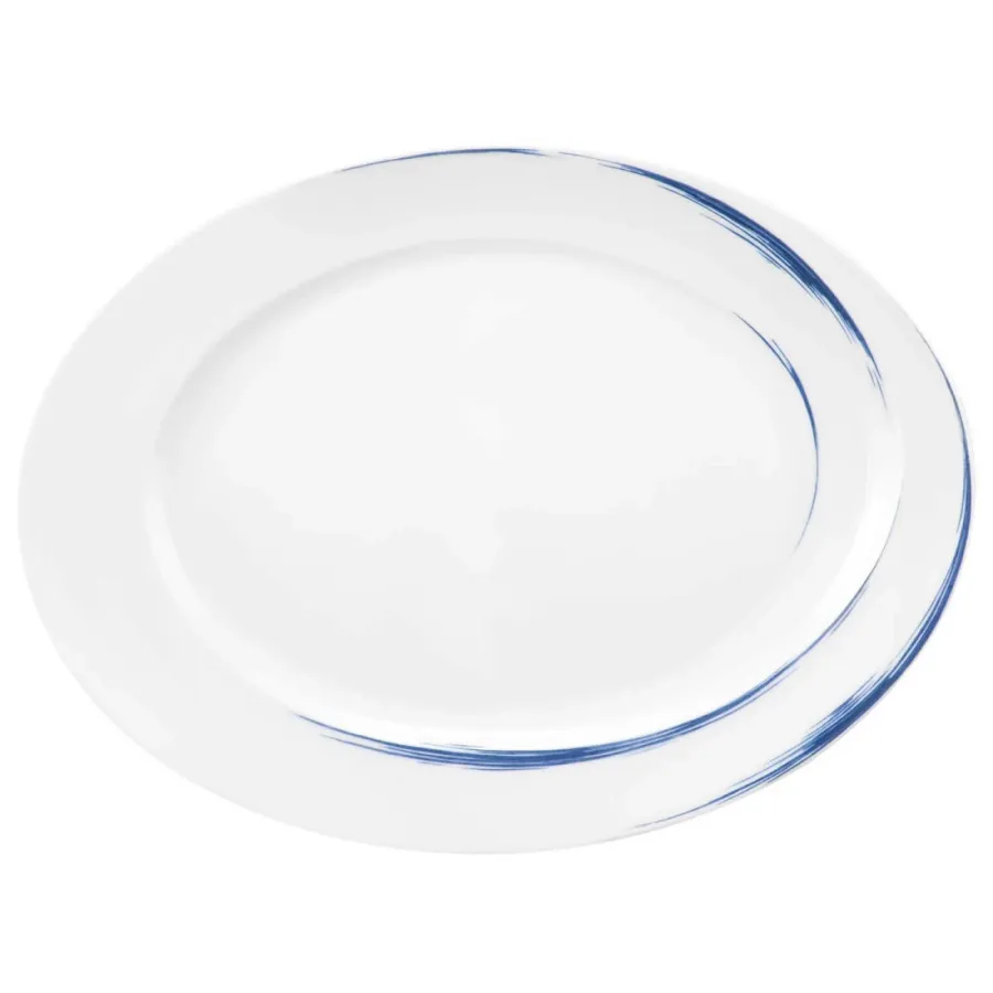 obrazek 1 Wyjątkowy porcelanowy owalny półmisek do serwowania 32x26,5 cm - Seltmann Weiden