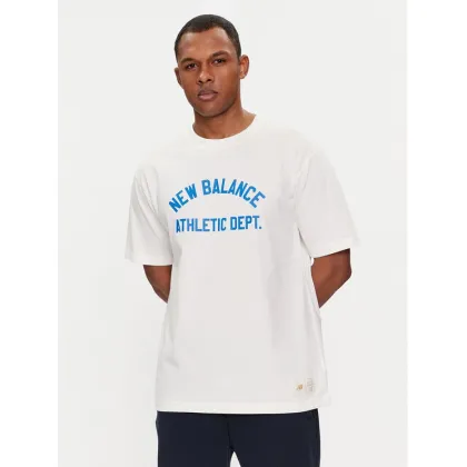 Zdjęcie New Balance T-Shirt Greatest Hits MT41514 Biały Relaxed Fit