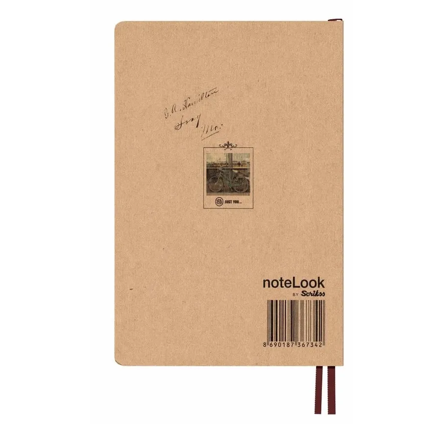 obrazek 3 Stylowy notes B6 z serii Kraft Bicycle