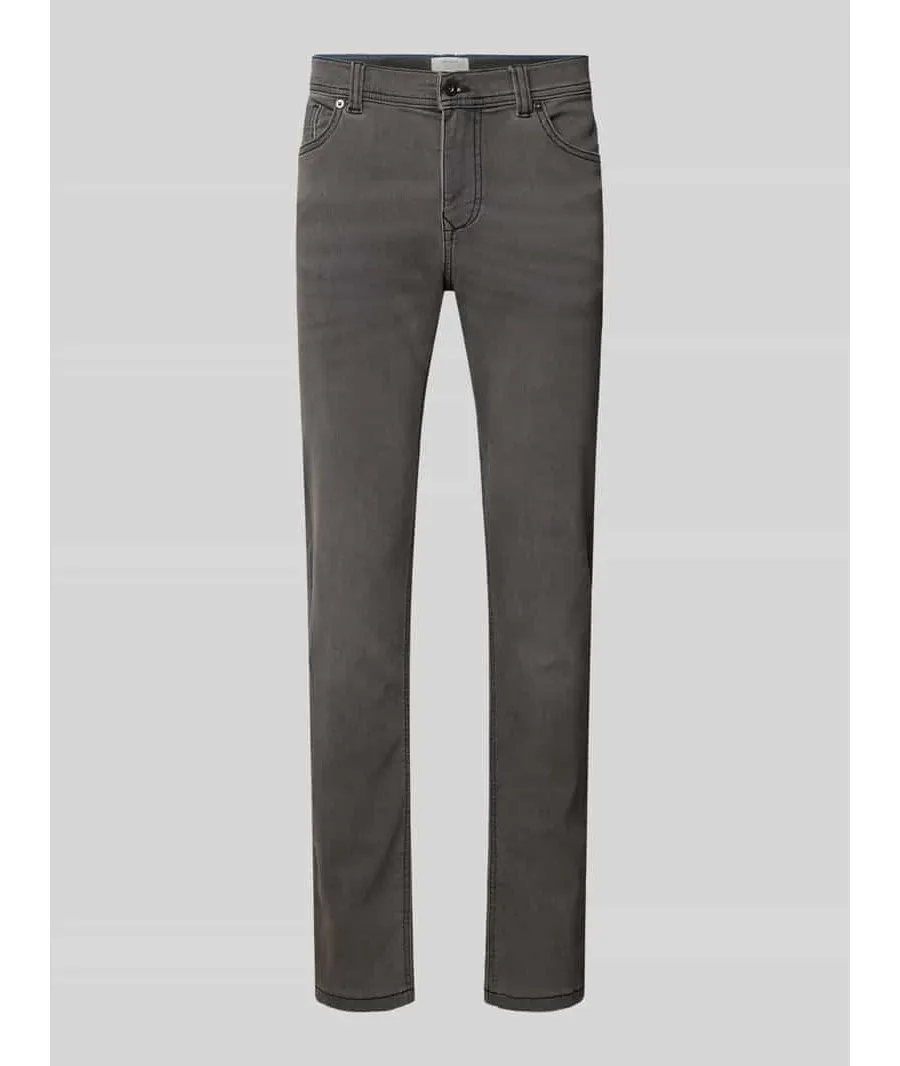 obrazek 1 Jeansy o kroju tapered fit z 5 kieszeniami