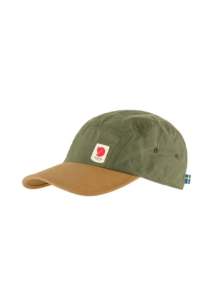 obrazek 1 Fjallraven czapka z daszkiem High Coast Wind Cap kolor zielony gładka F12100004.620.232