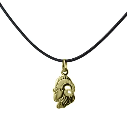 Zdjęcie Złoty wisiorek ze znakiem zodiakalnym Barana