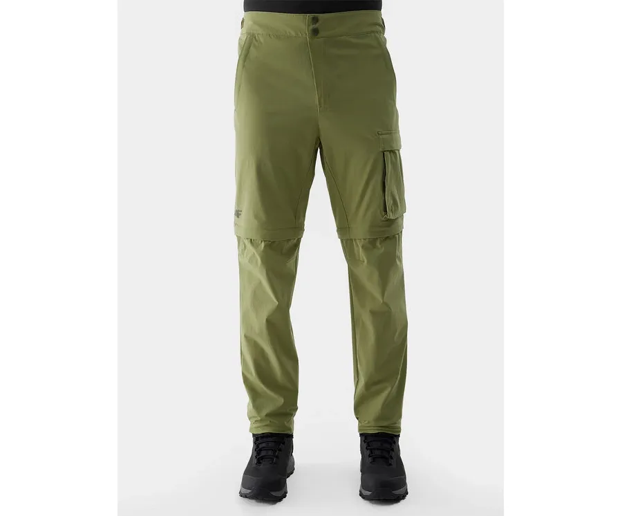 obrazek 1 4F Spodnie outdoor 4FWSS24TFTRM485 Zielony Regular Fit