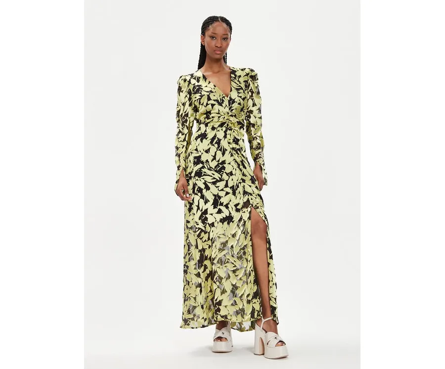 obrazek 1 Gestuz Sukienka letnia Sikura 10908863 Zielony Relaxed Fit