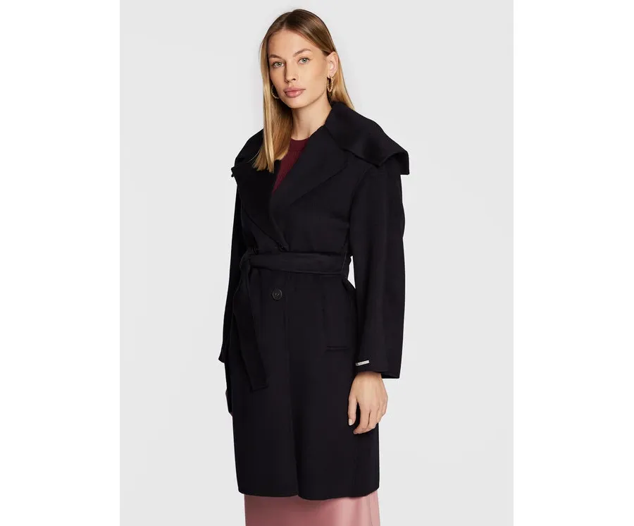 obrazek 1 Marella Płaszcz wełniany Harden 30160228 Granatowy Regular Fit