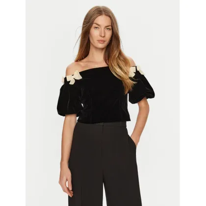 Zdjęcie Eleh Bluzka E00201 Czarny Regular Fit