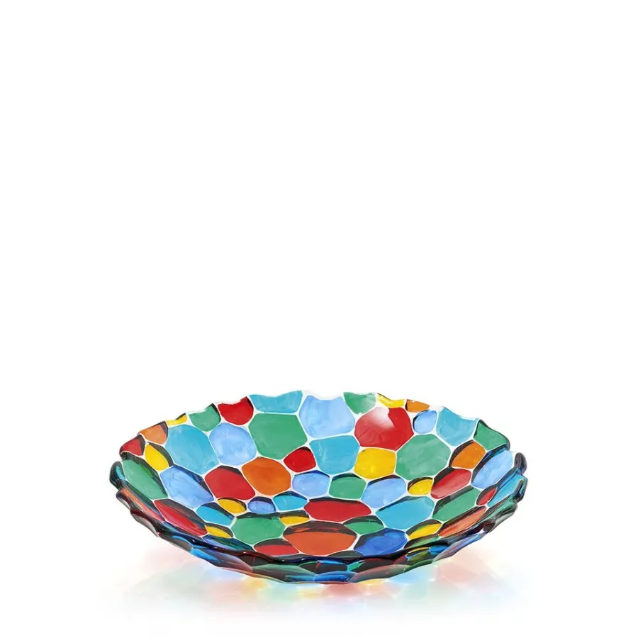obrazek 1 Kolorowa misa malowana artystycznie (25 cm)