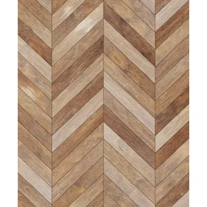 Zdjęcie Wyjątkowa włoska podłoga w formie jodełki ze szczotkowanego i barwionego dębu