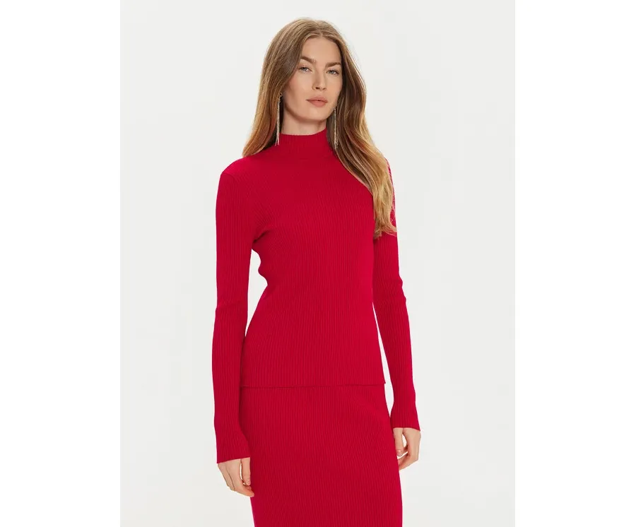 obrazek 1 TWINSET Sweter 242TT3022 Czerwony Slim Fit