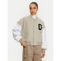 Zdjęcie Converse Kurtka bomber Retro Varsity 10026772-A01 Beżowy Relaxed Fit