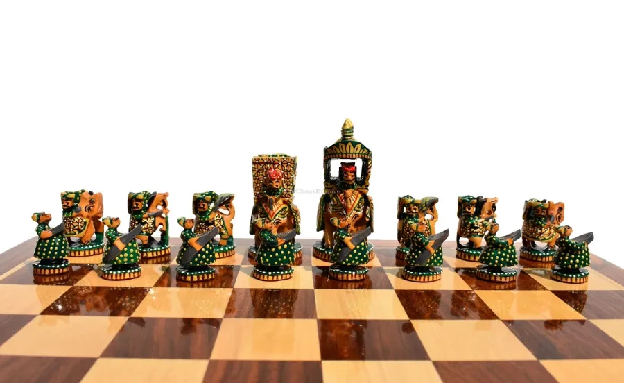 obrazek 8 Nadzwyczajna kolekcja Ambawari do gry w szachy idealna na prezent - The Chess Empire