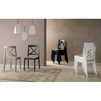 Zdjęcie Luksusowe krzesło do salonu w stylu minimalistycznym – Zamagna Italia