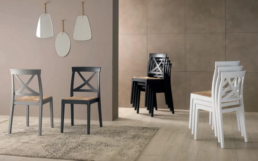 obrazek 1 Luksusowe krzesło do salonu w stylu minimalistycznym – Zamagna Italia