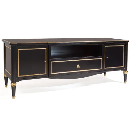 Picture Black classic TV cabinet