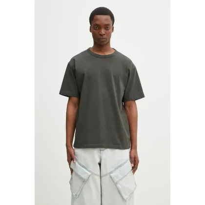 Zdjęcie Norse Projects t-shirt bawełniany Simon Heavy T-shirt męski kolor zielony gładki N01.0687.8131