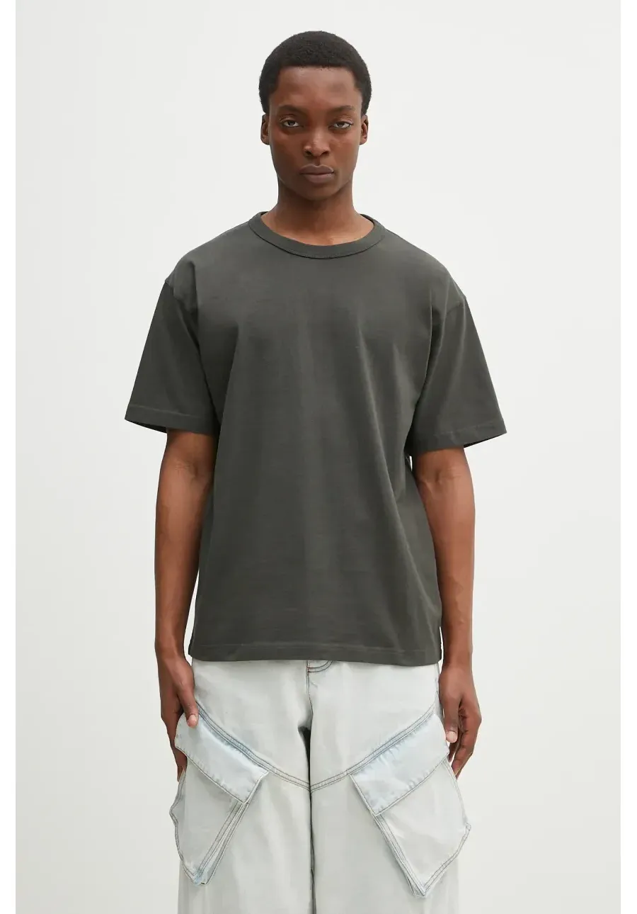 obrazek 1 Norse Projects t-shirt bawełniany Simon Heavy T-shirt męski kolor zielony gładki N01.0687.8131