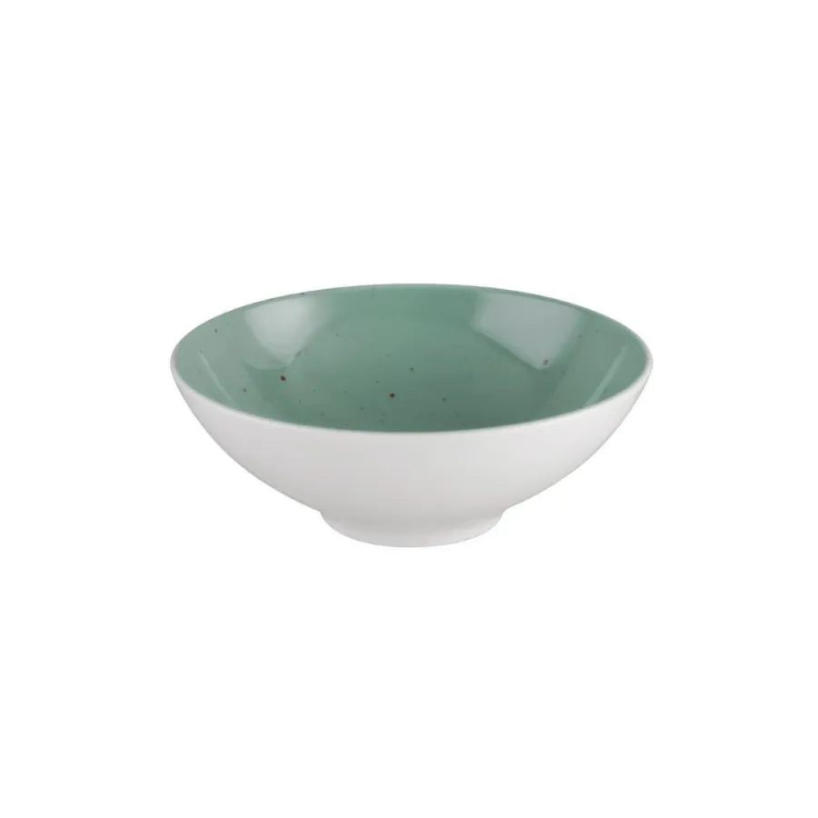 obrazek 1 Mała okrągła porcelanowa miska 14,5 cm w pięknym kolorze turkusu - Seltmann Weiden