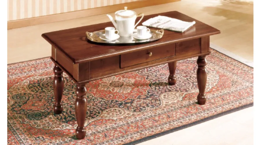 obrazek 1 Stolik kawowy, 1 szuflada z Włoch 100x50x48cm - Fratelli Mirandola