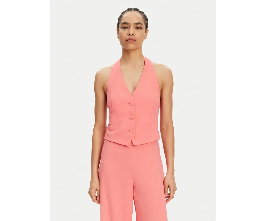 obrazek 1 Patrizia Pepe Kamizelka 2C1618 A411 Koralowy Regular Fit