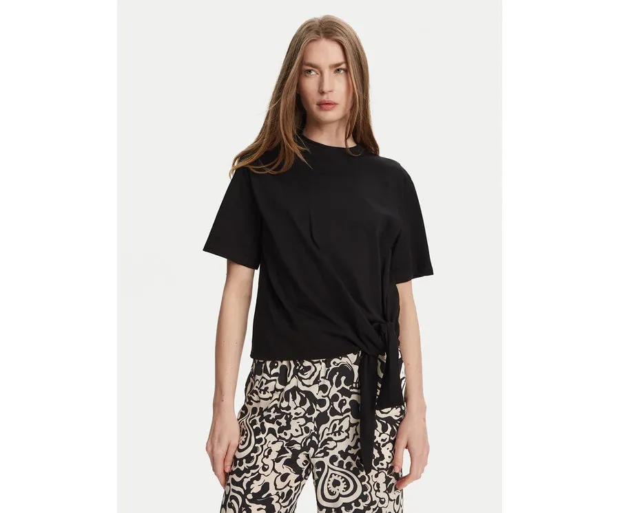 obrazek 1 ViCOLO T-Shirt UD0043 Czarny Regular Fit