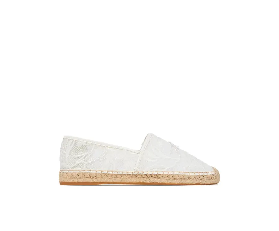 obrazek 1 KARL LAGERFELD Espadryle Kamini KL80121A Biały
