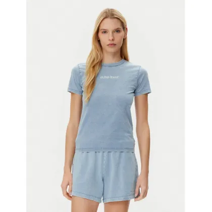 Zdjęcie Guess Jeans T-Shirt W5GI41 KCTL1 Niebieski Regular Fit