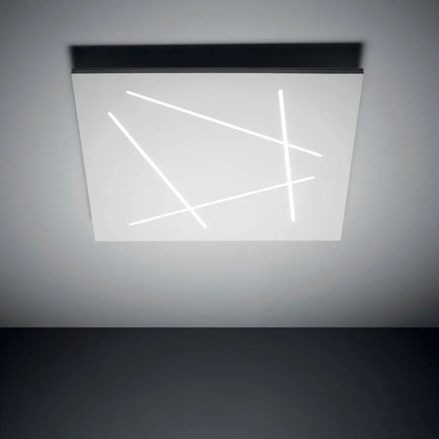 obrazek 2 Prosto z Włoch - biała lampa sufitowa, plafon Flat 35 cm